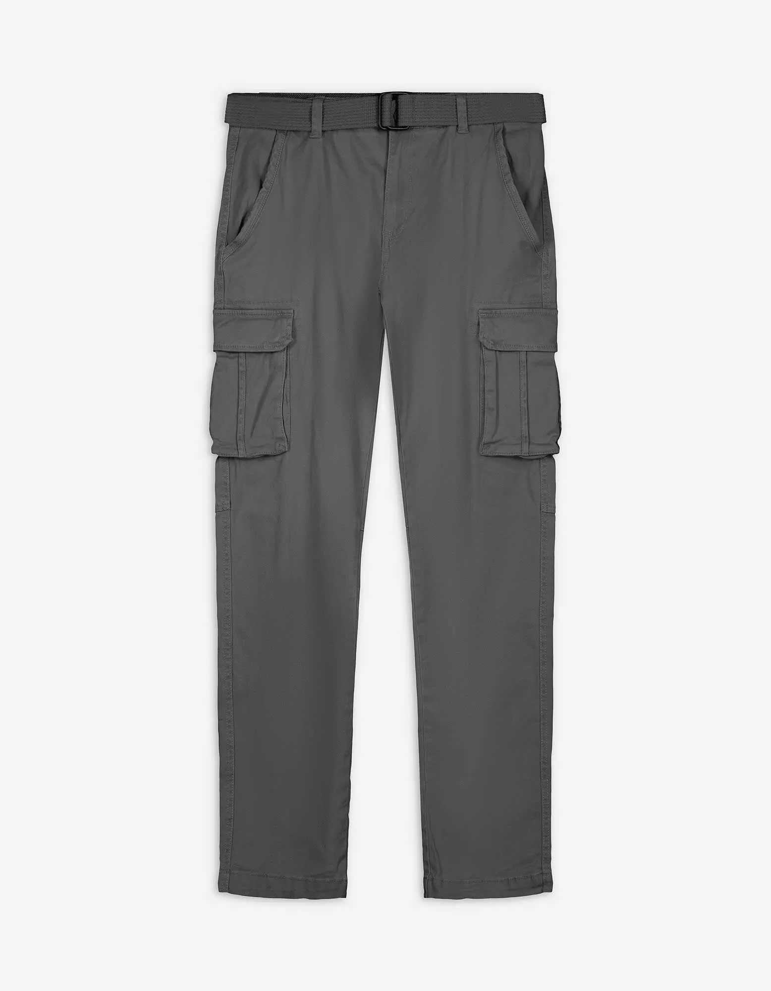 Pantaloni cargo - Fibbia - grigio scuro
