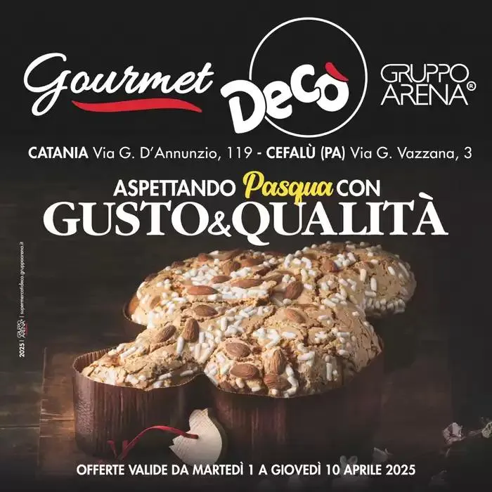 Aspettando pasque con gusto&qualita da 1 aprile a 10 aprile di 2025 - Pagina del volantino 1