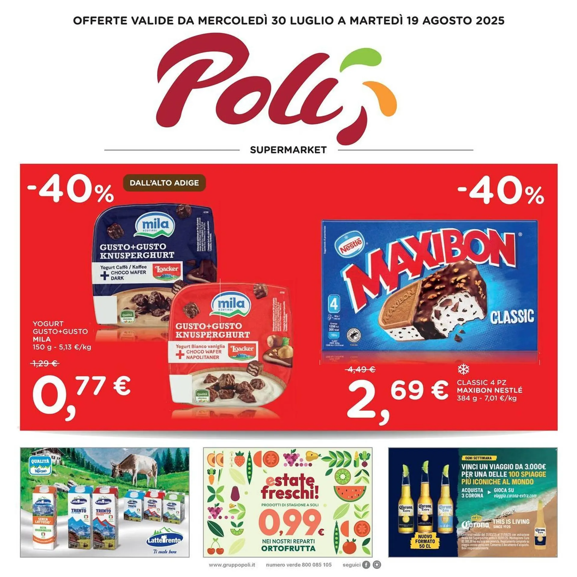 Volantino Poli da 28 luglio a 19 agosto di 2025 - Pagina del volantino 1