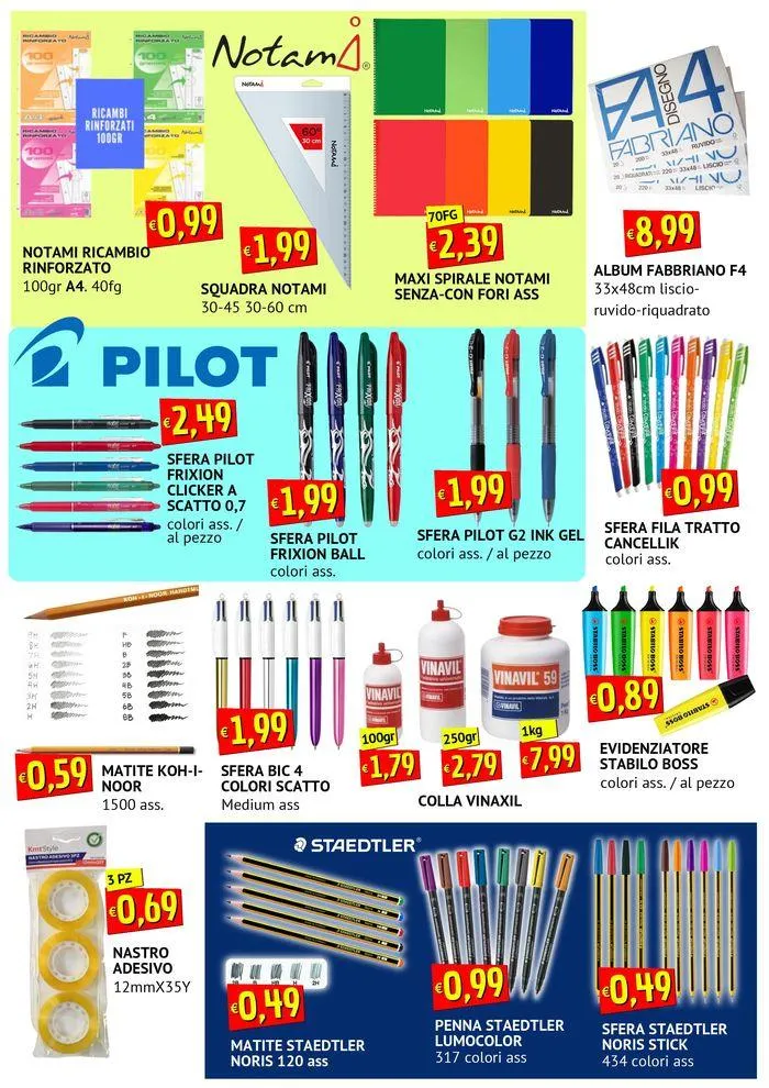 Mega Moncalieri - Convenienza Scuola! da 27 agosto a 18 settembre di 2024 - Pagina del volantino 3