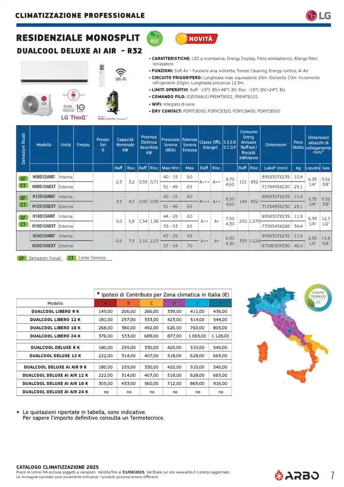 Catalogo Climatizzazione 2025 da 1 gennaio a 31 dicembre di 2025 - Pagina del volantino 7