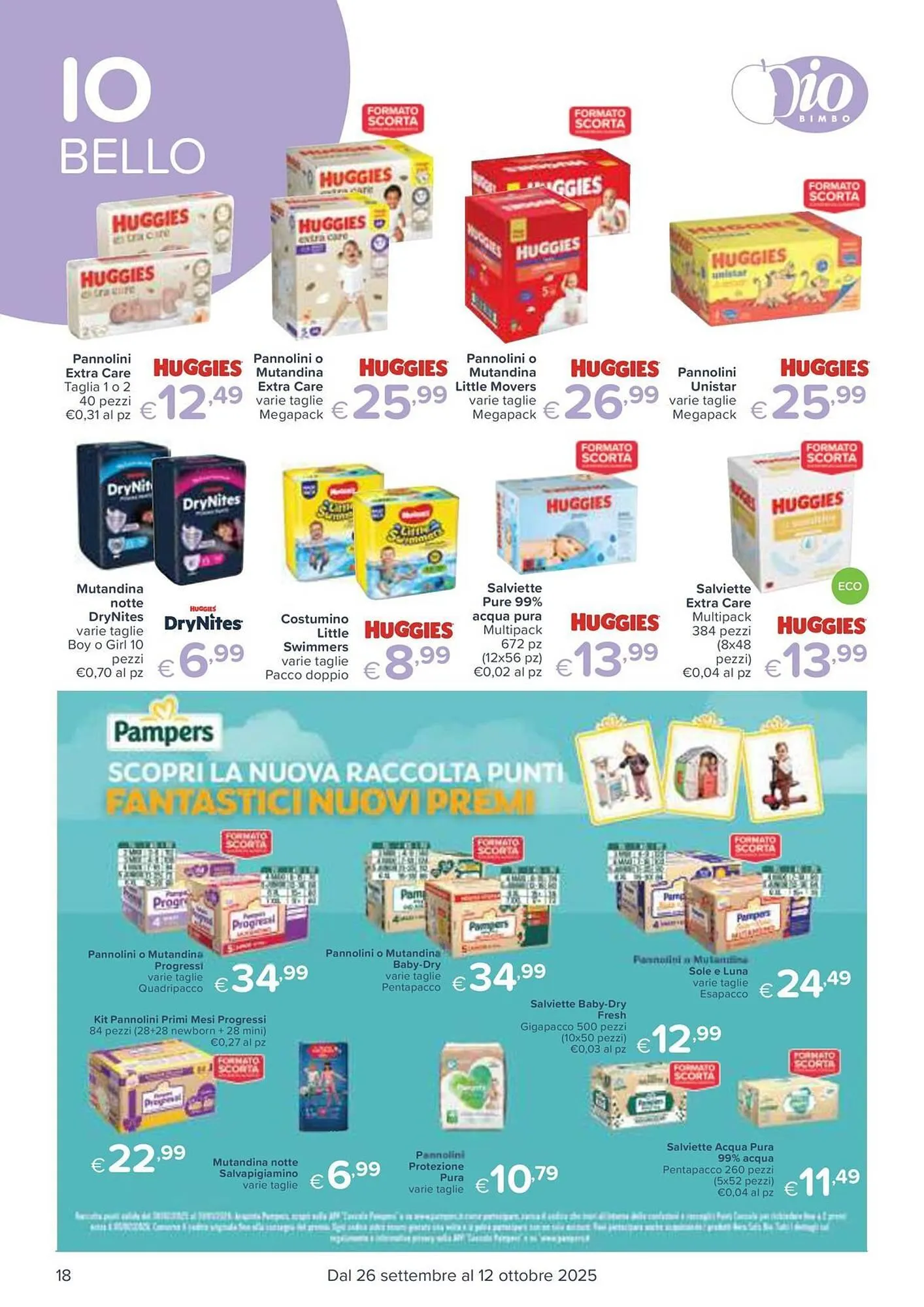 Volantino Io Bimbo da 26 settembre a 12 ottobre di 2025 - Pagina del volantino 18
