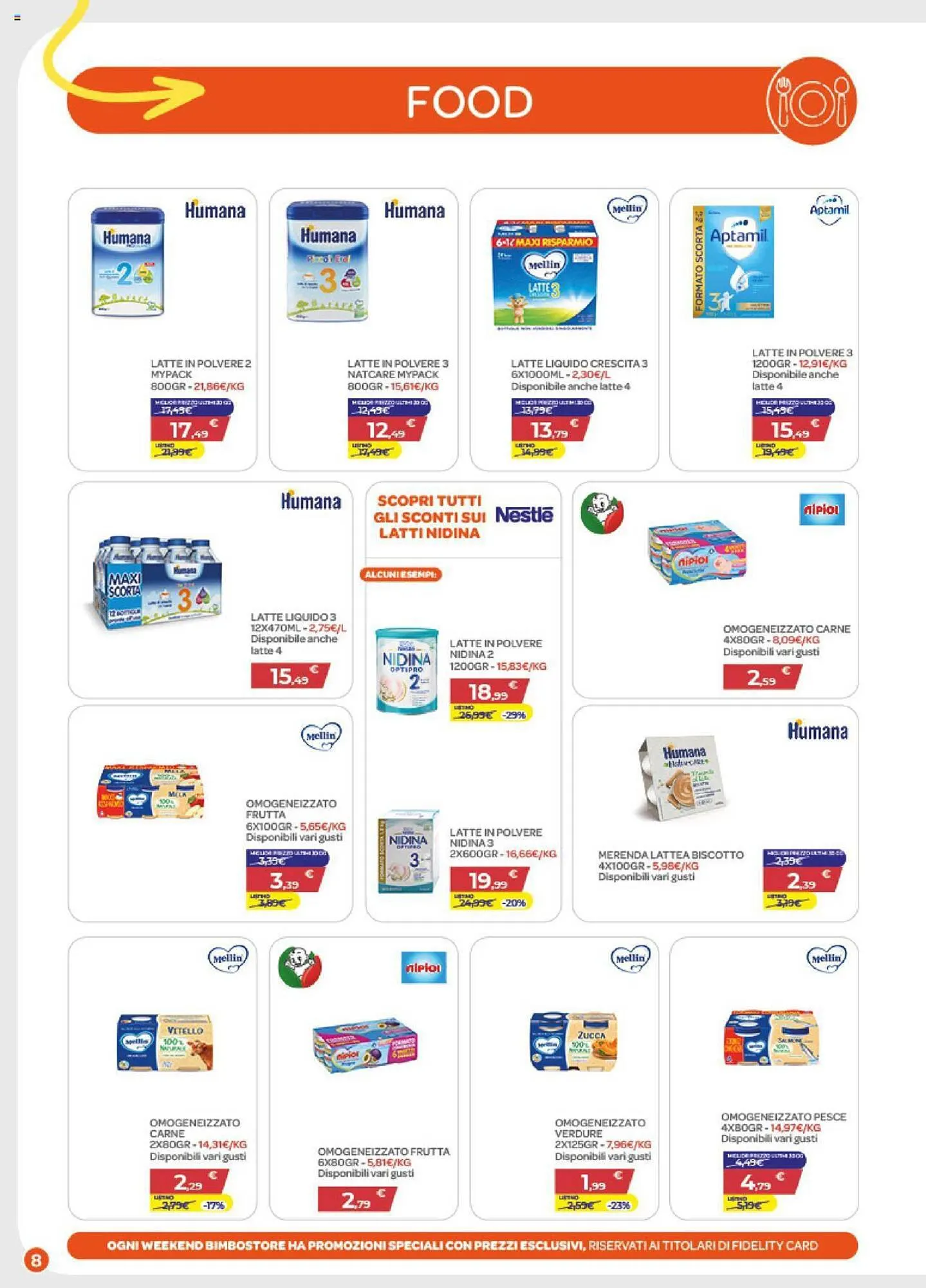 Volantino Bimbo Store da 28 settembre a 25 ottobre di 2023 - Pagina del volantino 8