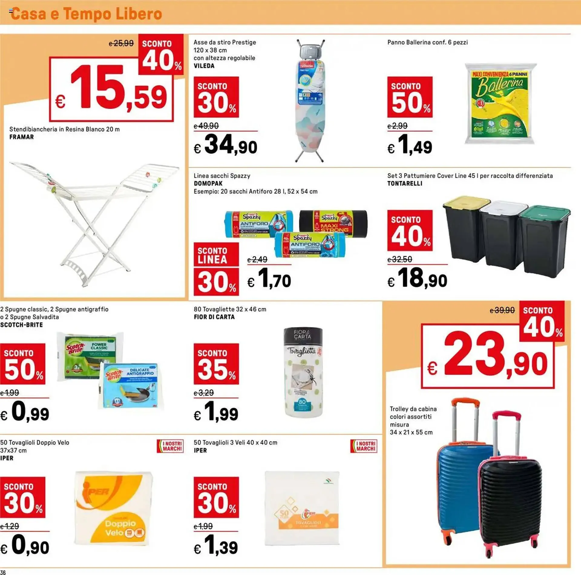Volantino Iper La Grande da 10 gennaio a 19 gennaio di 2025 - Pagina del volantino 36