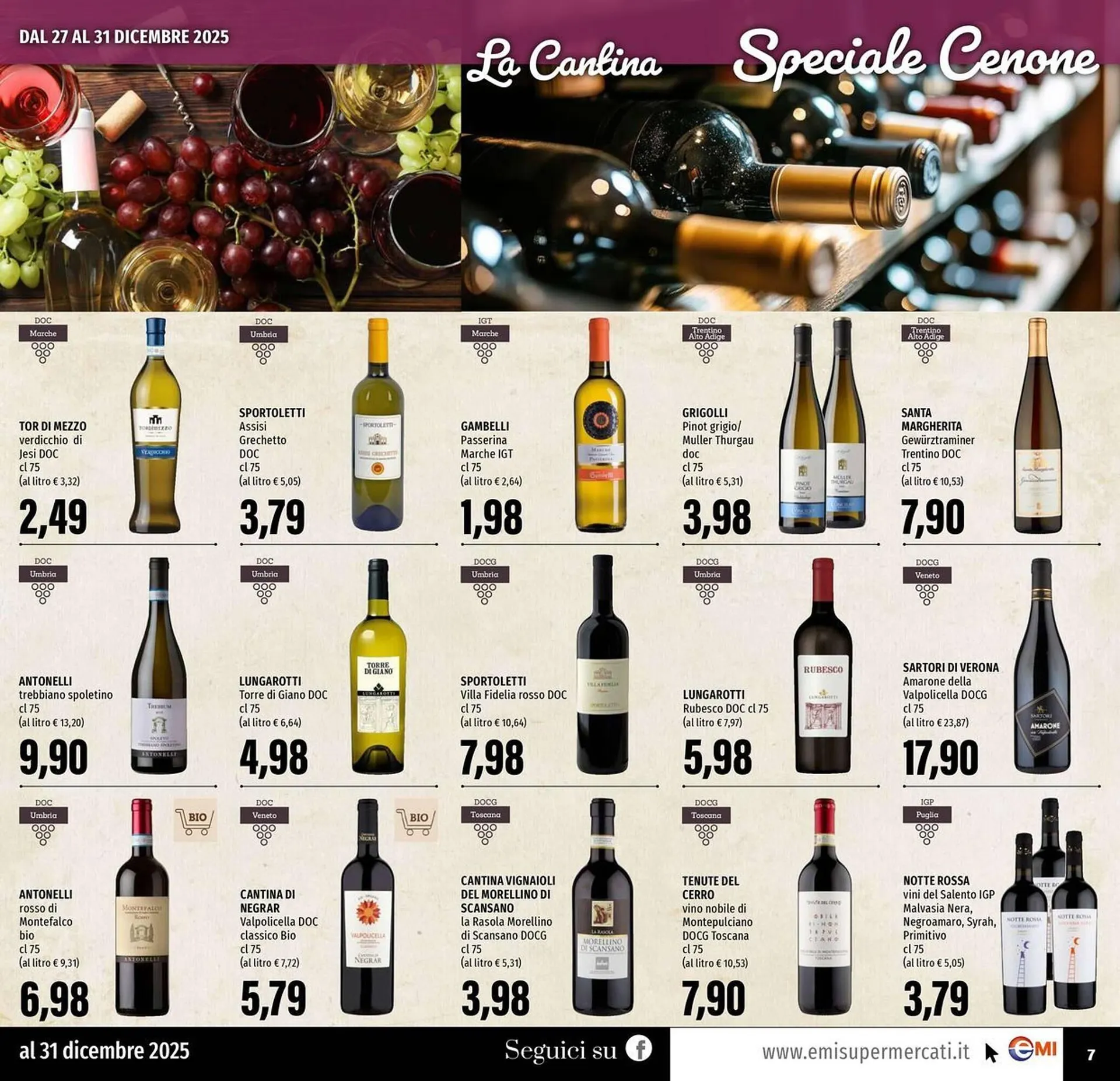 Volantino Emi Supermercati da 27 dicembre a 7 gennaio di 2026 - Pagina del volantino 7