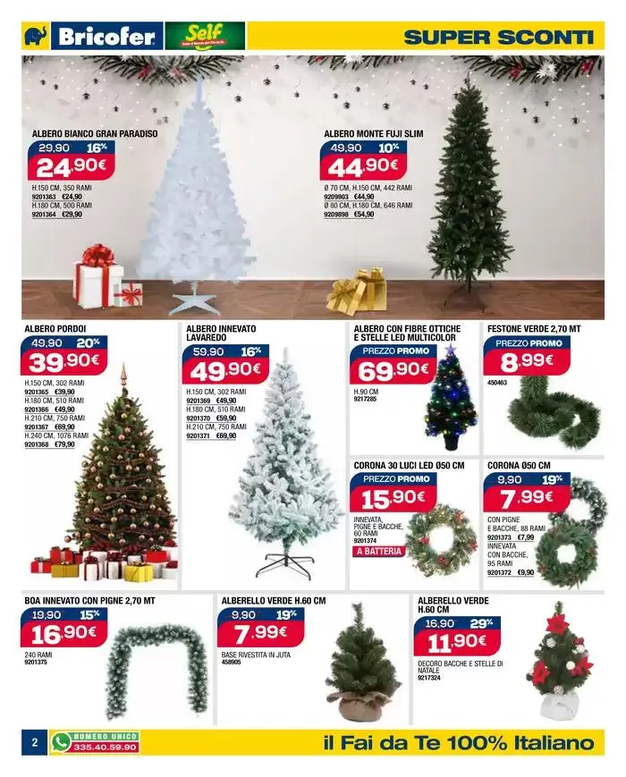 Abbiamo ribassato i prezzi di 5000 prodotti fino al 25% da 26 novembre a 8 dicembre di 2024 - Pagina del volantino 2