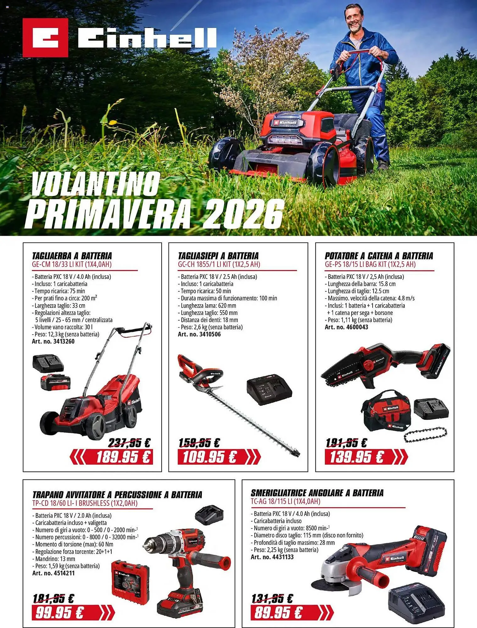Volantino Einhell da 2 febbraio a 31 maggio di 2026 - Pagina del volantino 1