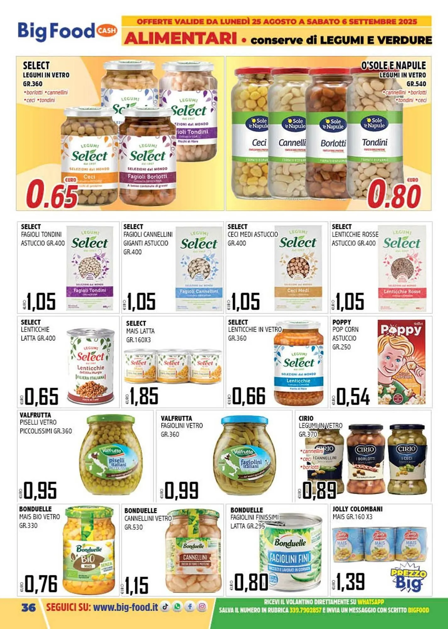 Volantino Big Food da 25 agosto a 6 settembre di 2025 - Pagina del volantino 36