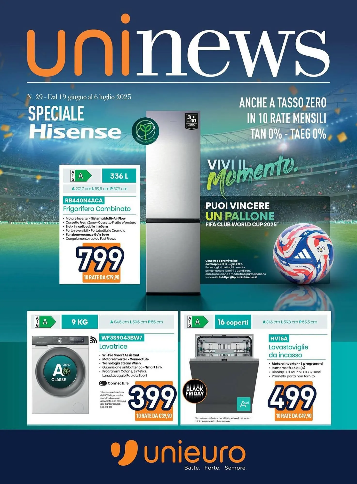 Volantino Unieuro da 19 giugno a 6 luglio di 2025 - Pagina del volantino 1