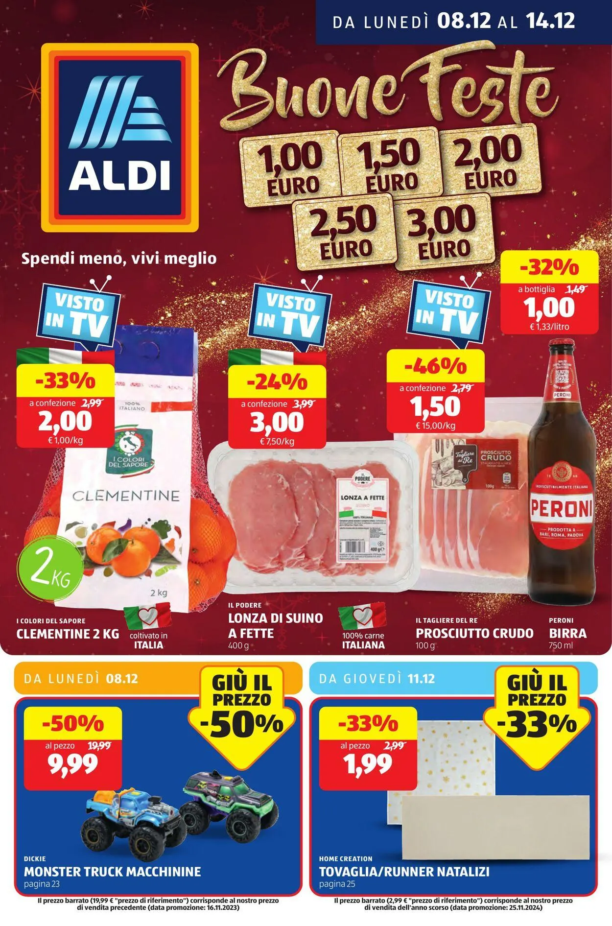 Aldi Volantino attuale da 8 dicembre a 14 dicembre di 2025 - Pagina del volantino 1