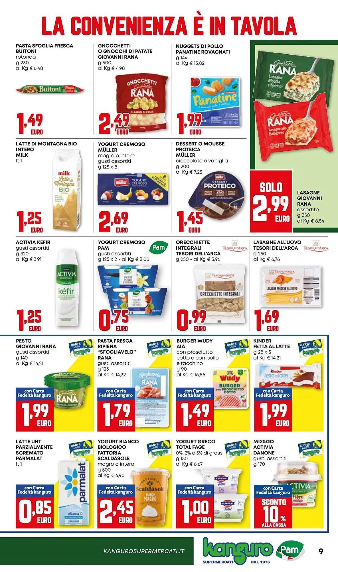 Volantino Kanguro da 12 marzo a 25 marzo di 2026 - Pagina del volantino 9