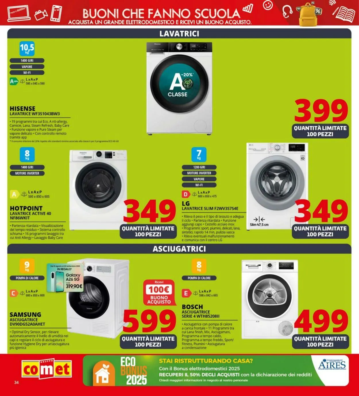 Comet Volantino attuale da 22 agosto a 11 settembre di 2025 - Pagina del volantino 34