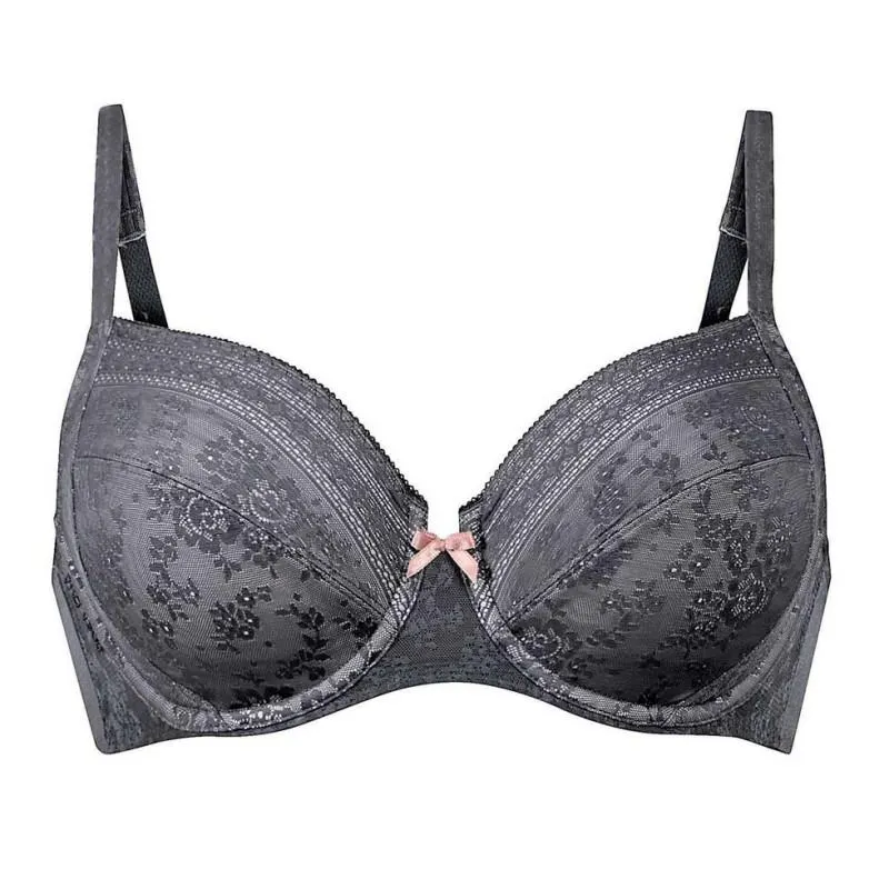 ANI5653.408- Reggiseno Fleur Soft con ferretto - antracite