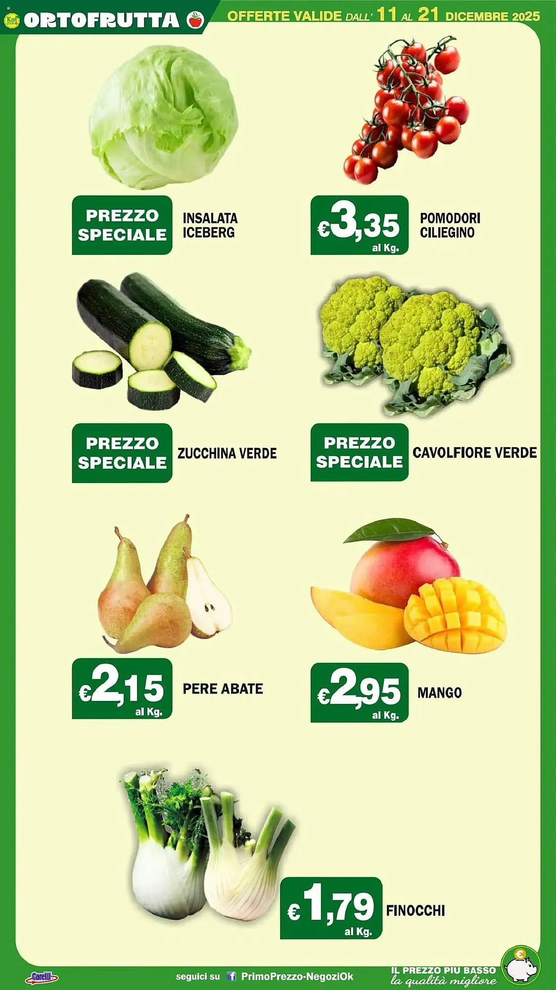 Volantino Primo Prezzo da 11 dicembre a 21 dicembre di 2025 - Pagina del volantino 30