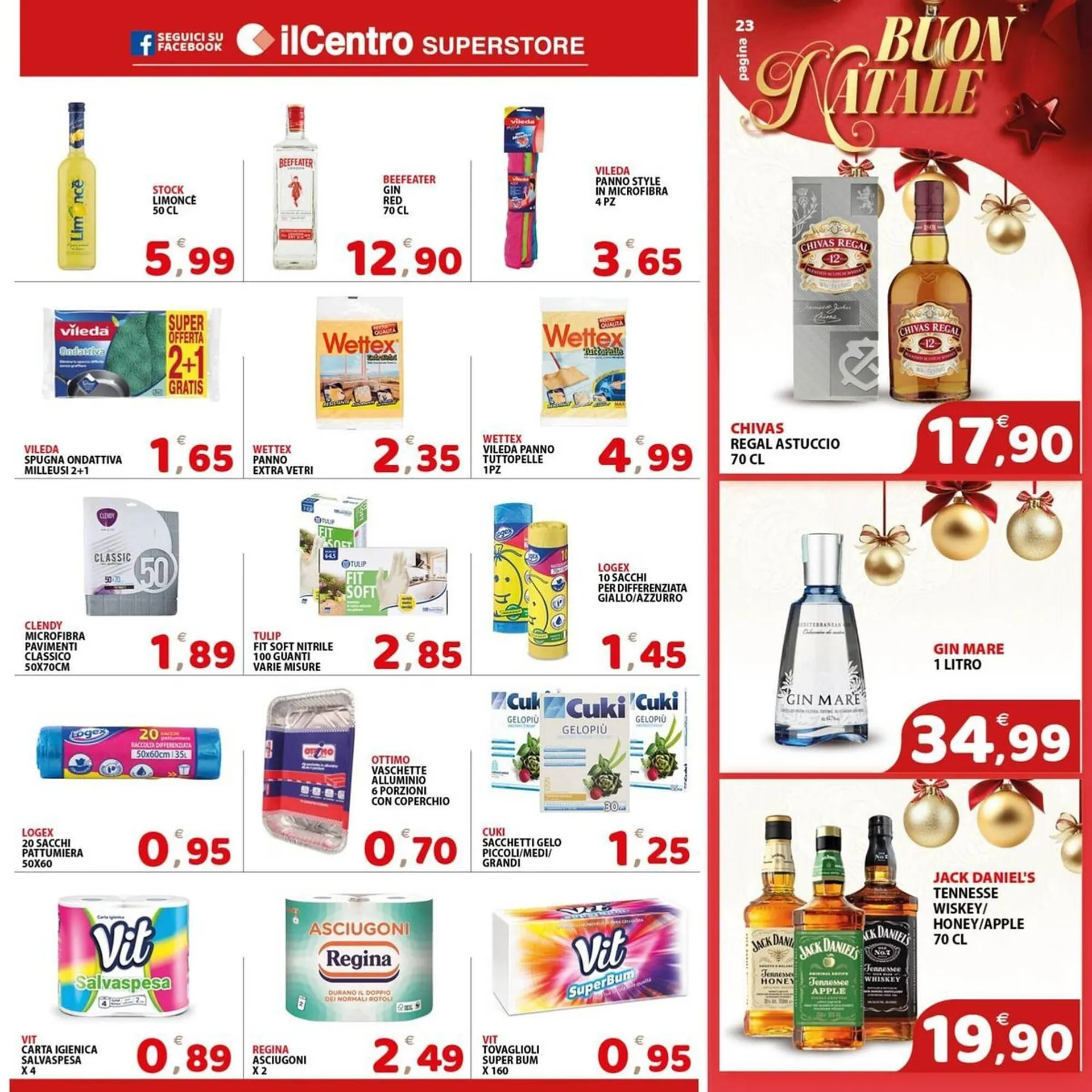 Volantino Il Centro Superstore da 10 dicembre a 24 dicembre di 2025 - Pagina del volantino 23