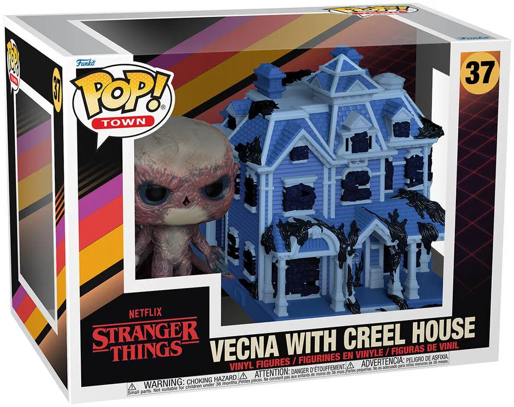Season 4 - Vecna with Creel House (Pop! Town) vinyl figurine no. 37 | Funko Pop! | multicolore | Stranger Things