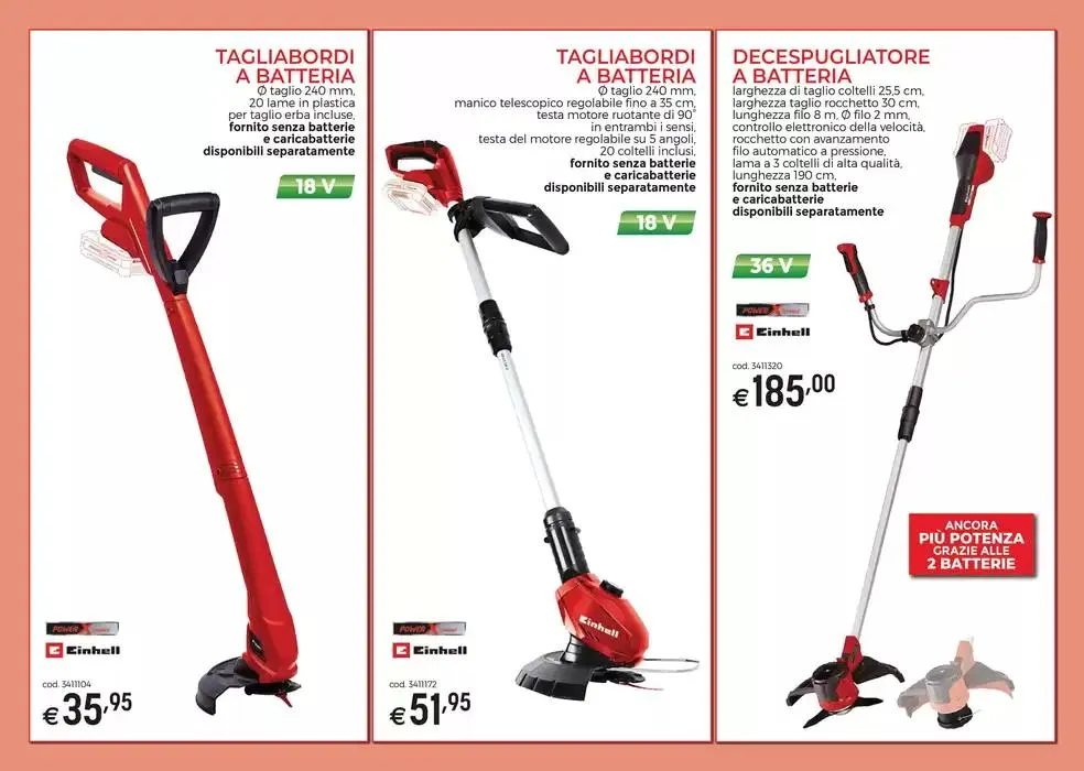 Macchine da giardino da 19 marzo a 22 settembre di 2025 - Pagina del volantino 23