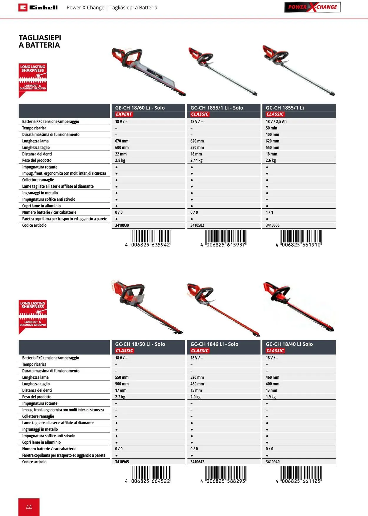 Einhell da 17 giugno a 17 settembre di 2025 - Pagina del volantino 44