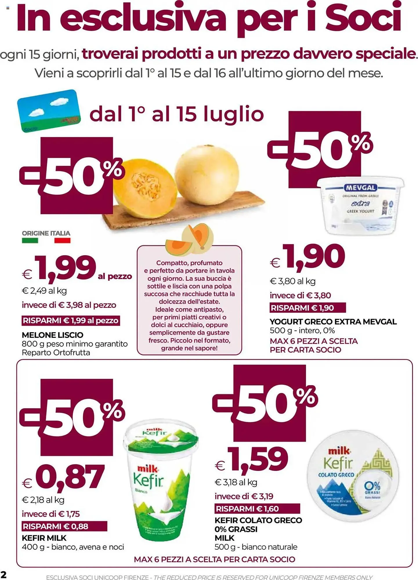 Volantino Unicoop da 3 luglio a 16 luglio di 2025 - Pagina del volantino 2