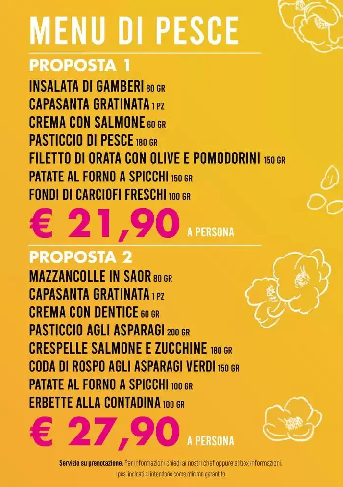 Prenota il tuo menu di pasqua da 27 marzo a 17 aprile di 2025 - Pagina del volantino 3