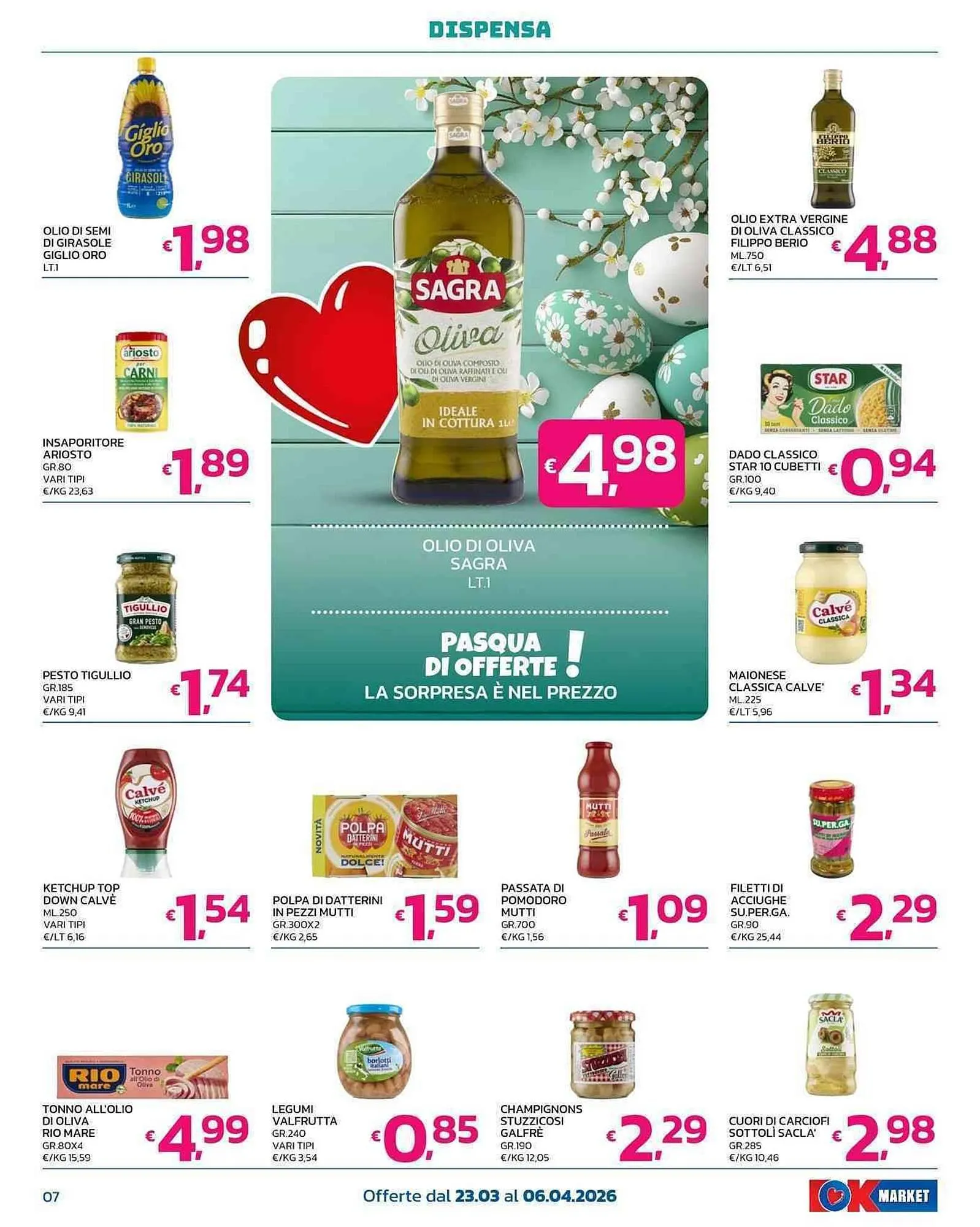 Volantino Ok Market da 23 marzo a 6 aprile di 2026 - Pagina del volantino 7