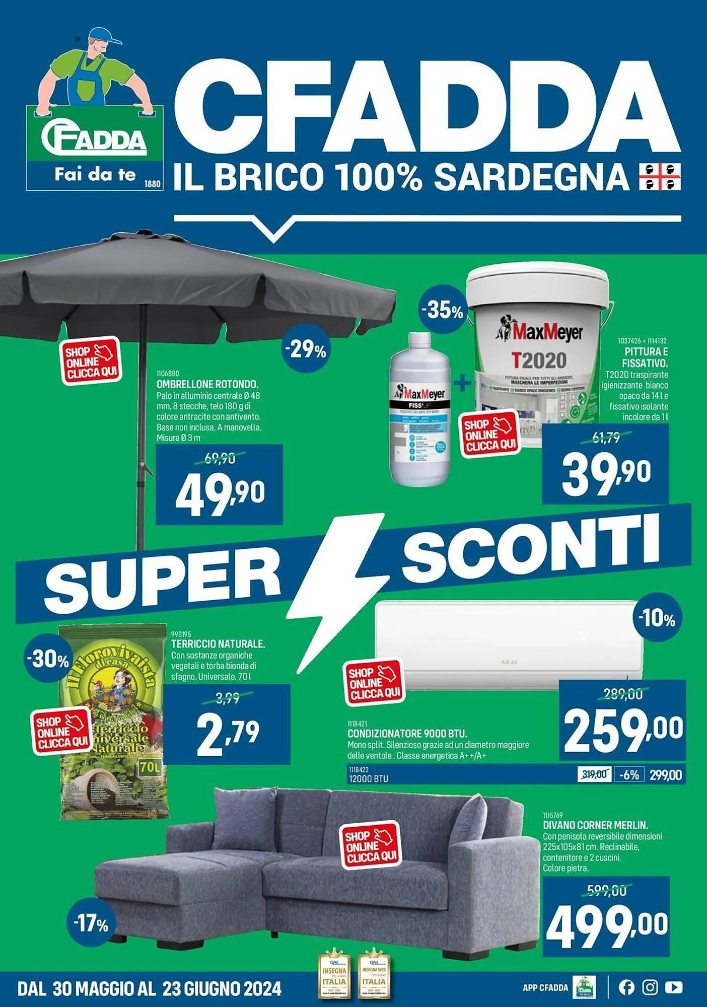 Volantino Cfadda da 30 maggio a 23 giugno di 2024 - Pagina del volantino 1