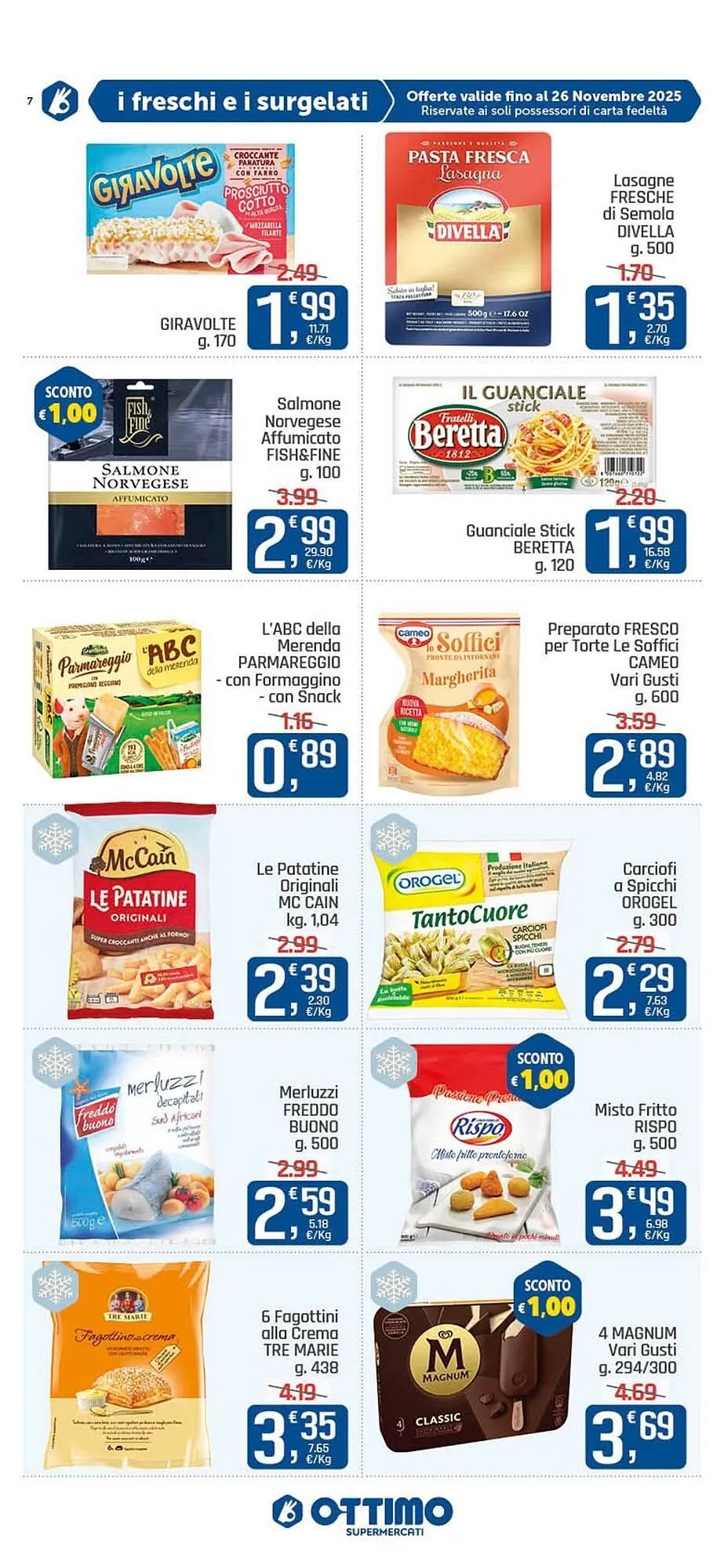 Volantino Ottimo Market da 17 novembre a 26 novembre di 2025 - Pagina del volantino 7