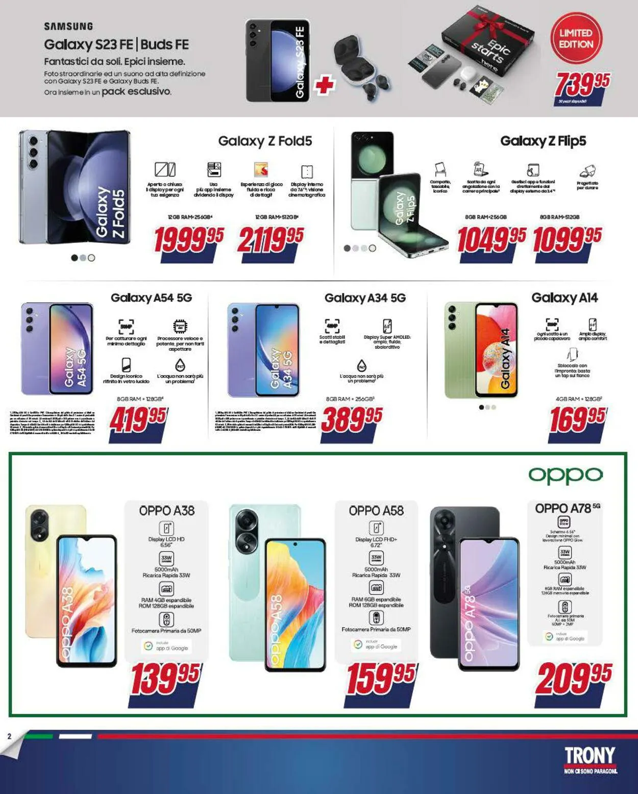 Trony - Palermo Volantino attuale da 27 dicembre a 17 gennaio di 2024 - Pagina del volantino 2