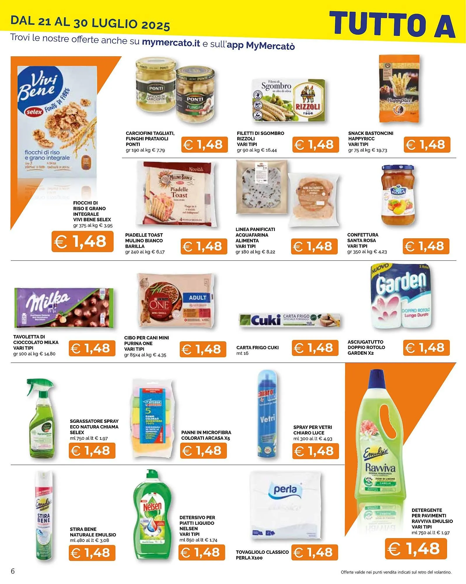 Volantino Mercatò Big da 21 luglio a 30 luglio di 2025 - Pagina del volantino 6