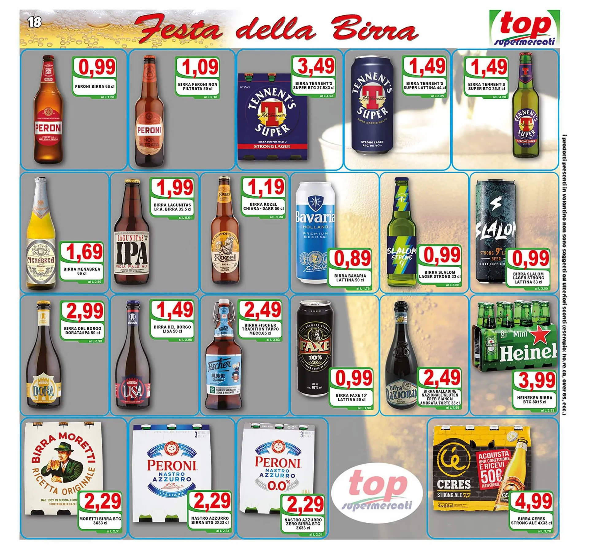 Volantino Top Supermercati da 13 settembre a 21 settembre di 2023 - Pagina del volantino 18