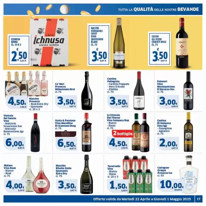 Nuova apertura da 22 aprile a 1 maggio di 2025 - Pagina del volantino 17