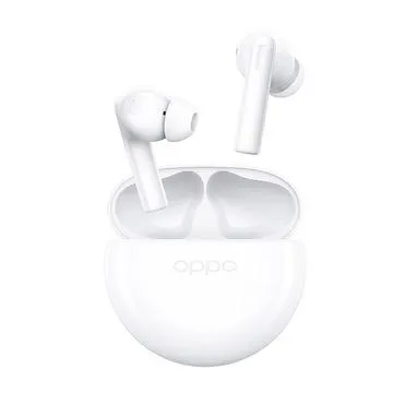 OPPO Enco Buds2, Auricolari True Wireless, Bluetooth 5.2, in-ear, Cancellazione rumore in chiamata, Comandi Touch, Audio Binaurale, Compatibili Android / iOS [Versione Italiana], Moonlight White