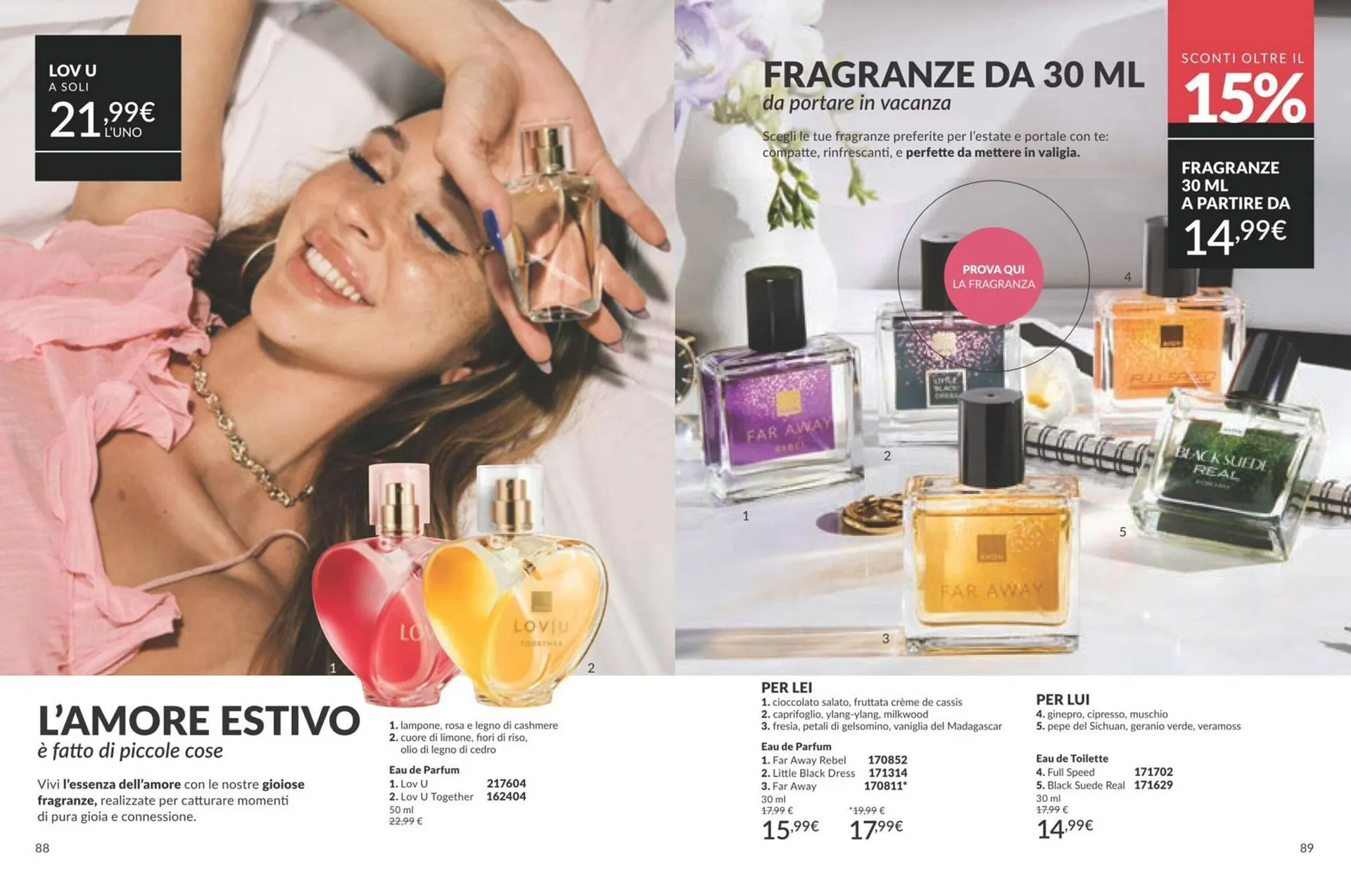 Volantino Avon da 1 agosto a 31 agosto di 2025 - Pagina del volantino 45