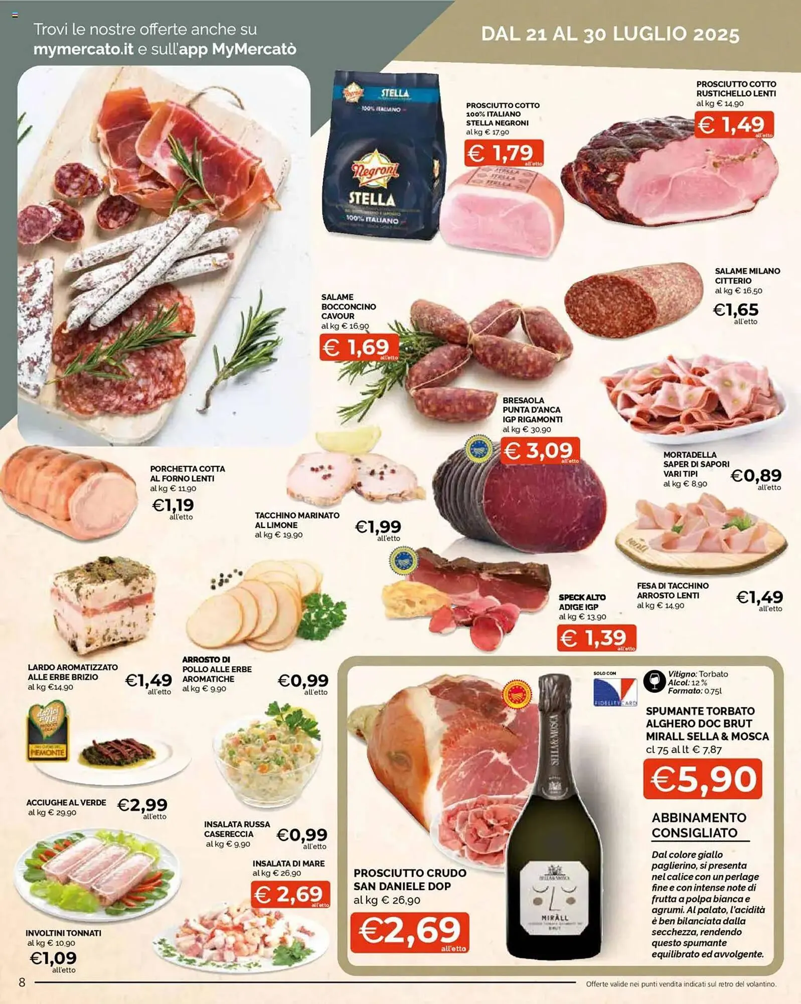 Volantino Mercatò Extra da 21 luglio a 30 luglio di 2025 - Pagina del volantino 8