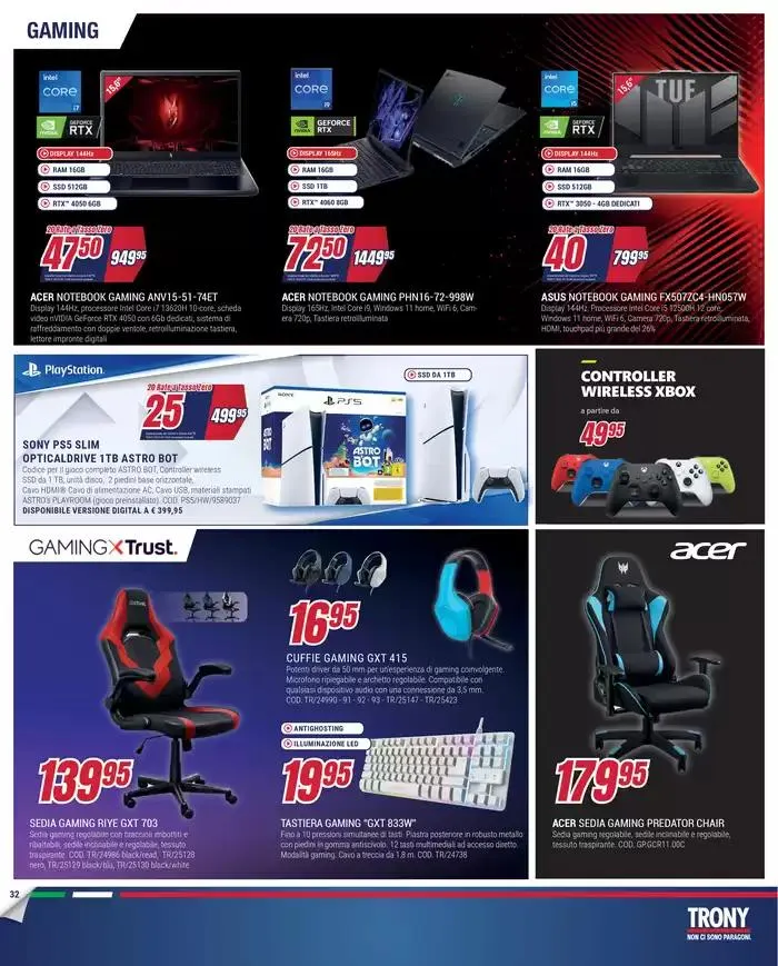 Tasso Zero da Trony! da 20 marzo a 2 aprile di 2025 - Pagina del volantino 32