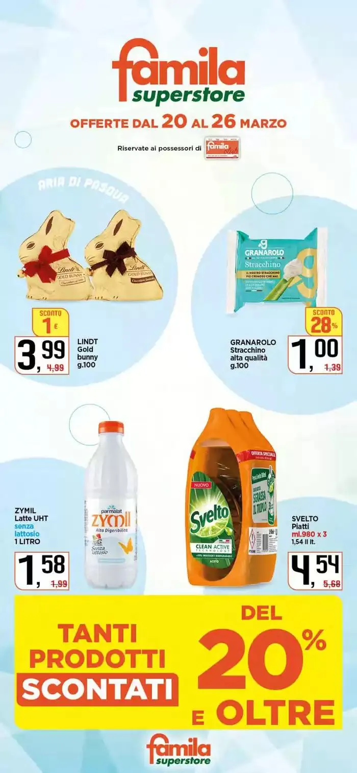 Extra sconto 20% e oltre da 20 marzo a 26 marzo di 2025 - Pagina del volantino 1