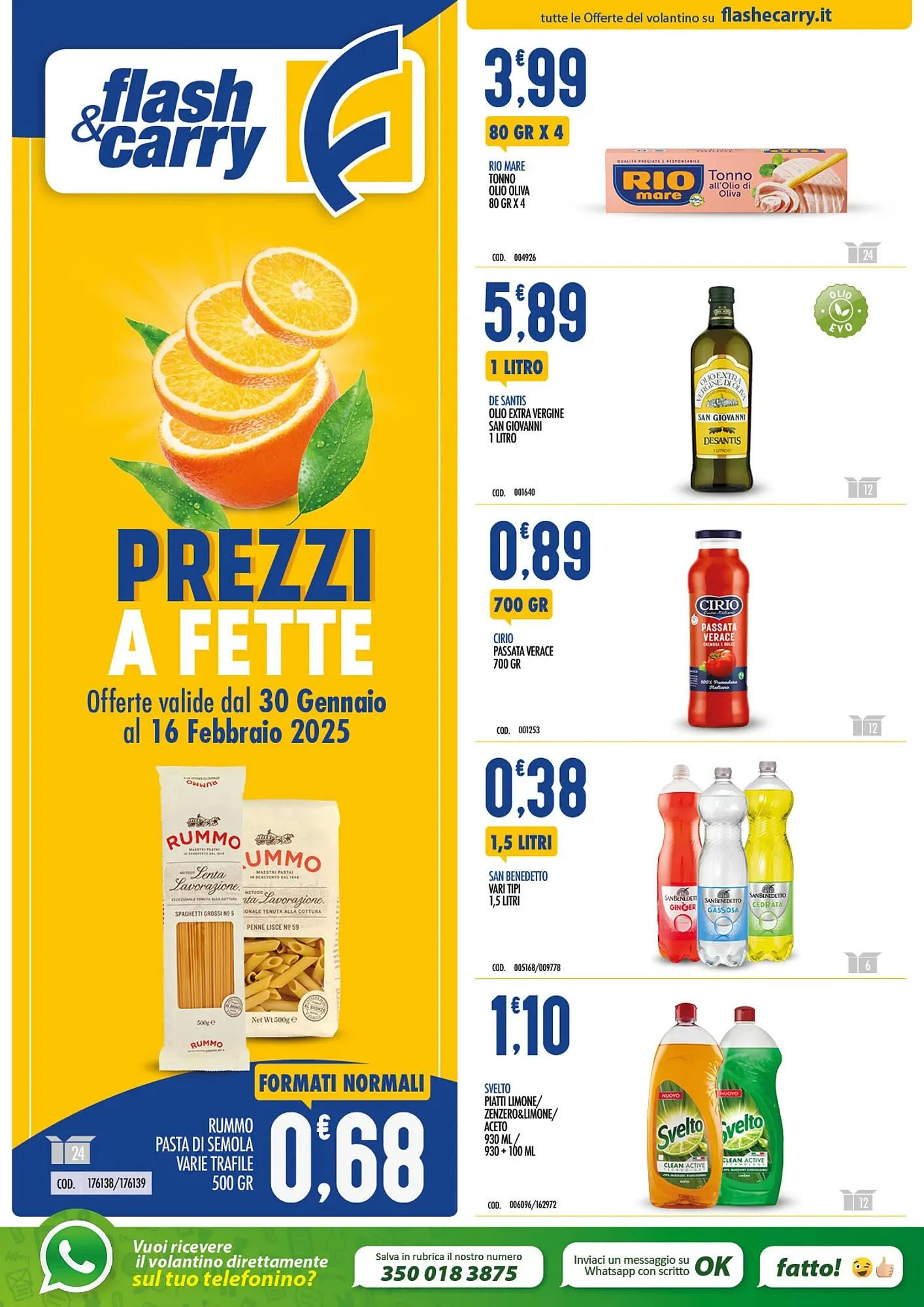 Volantino Flash & Carry da 30 gennaio a 16 febbraio di 2025 - Pagina del volantino 1