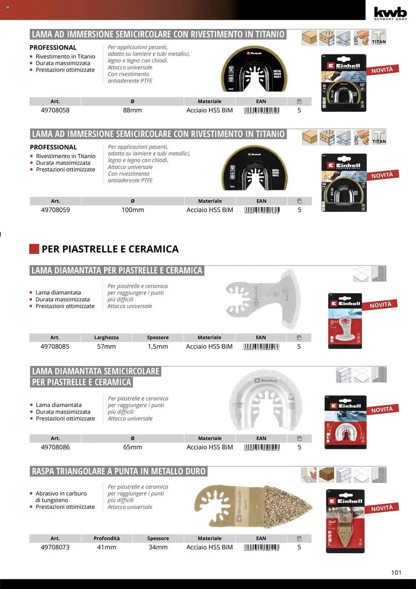 Volantino Einhell da 10 ottobre a 31 dicembre di 2025 - Pagina del volantino 103