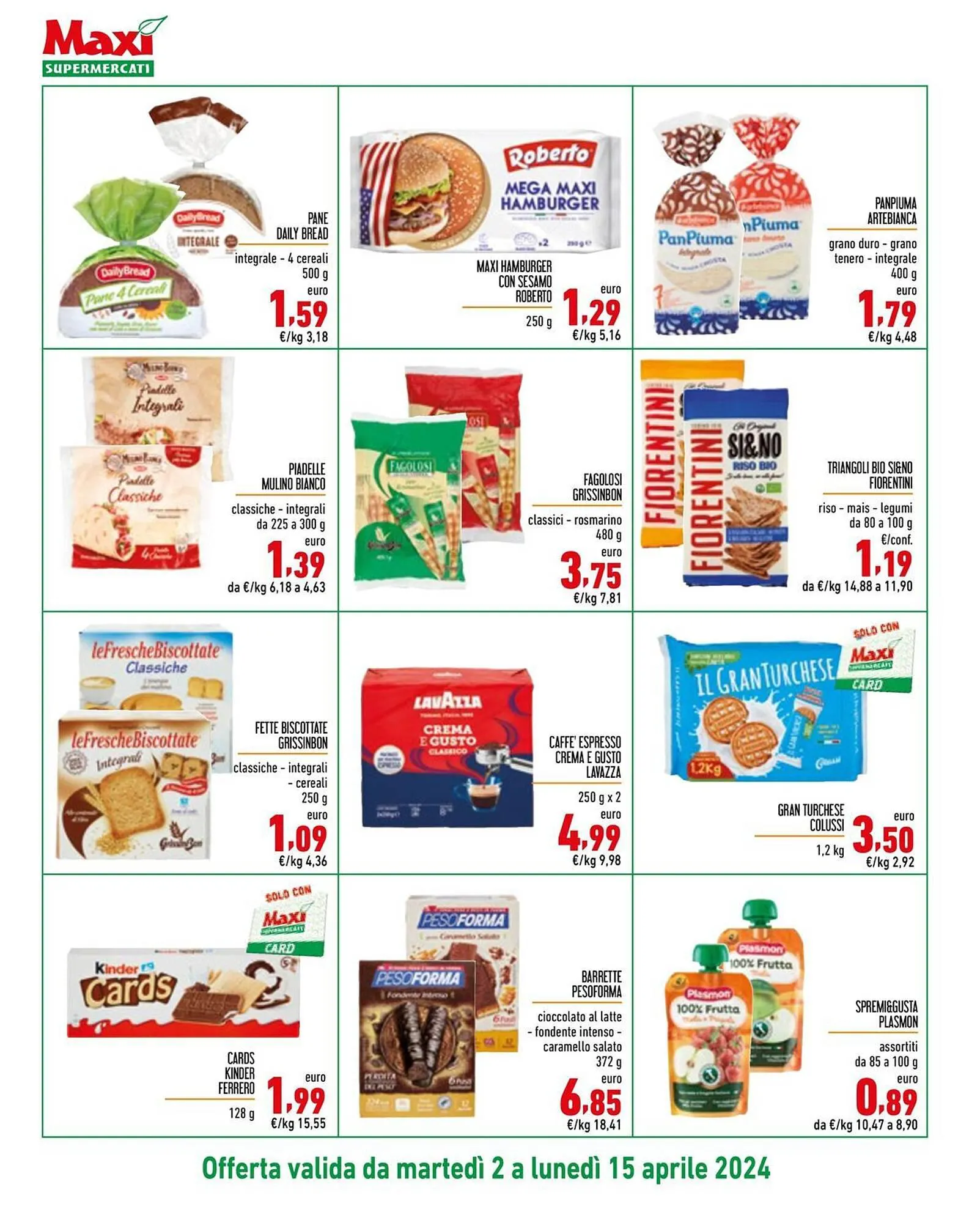 Volantino Maxi Supermercati da 2 aprile a 15 aprile di 2024 - Pagina del volantino 12