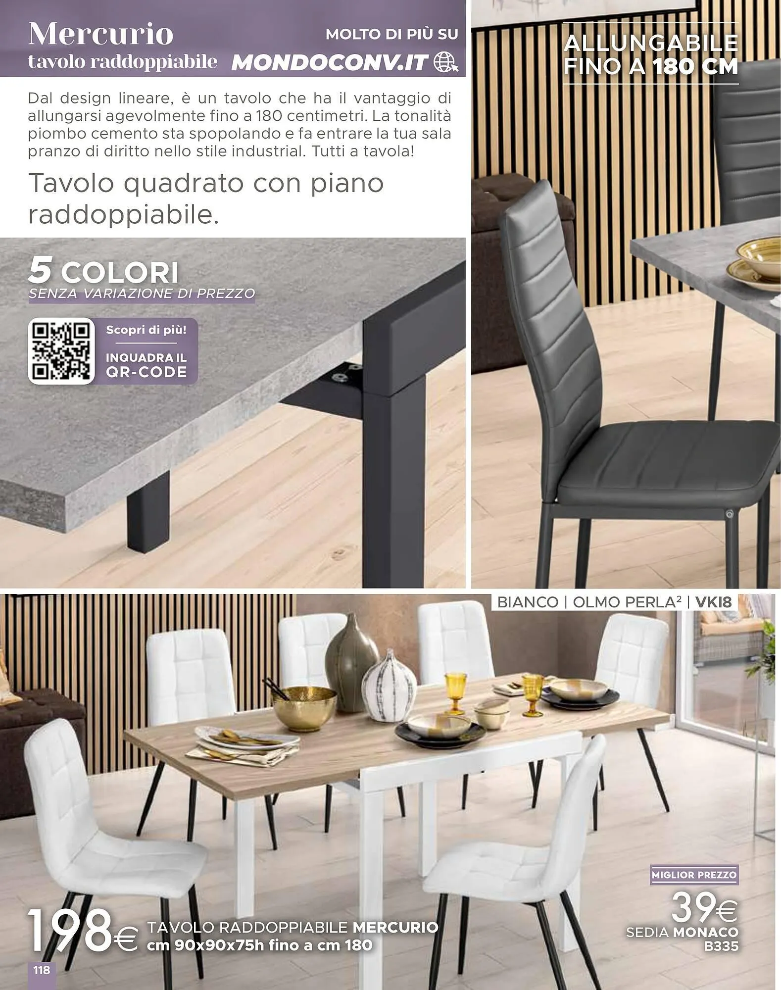 Volantino Mondo Convenienza da 1 aprile a 1 settembre di 2024 - Pagina del volantino 118