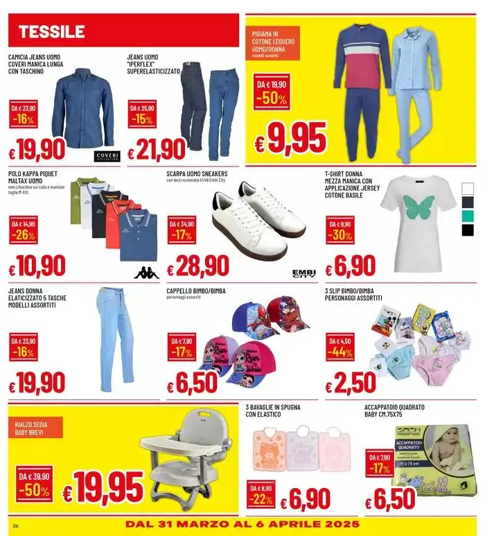 GALASSIA BUONO SPESA 20% + GRANDI MARCHE SC.FINO 50% da 26 marzo a 6 aprile di 2025 - Pagina del volantino 26