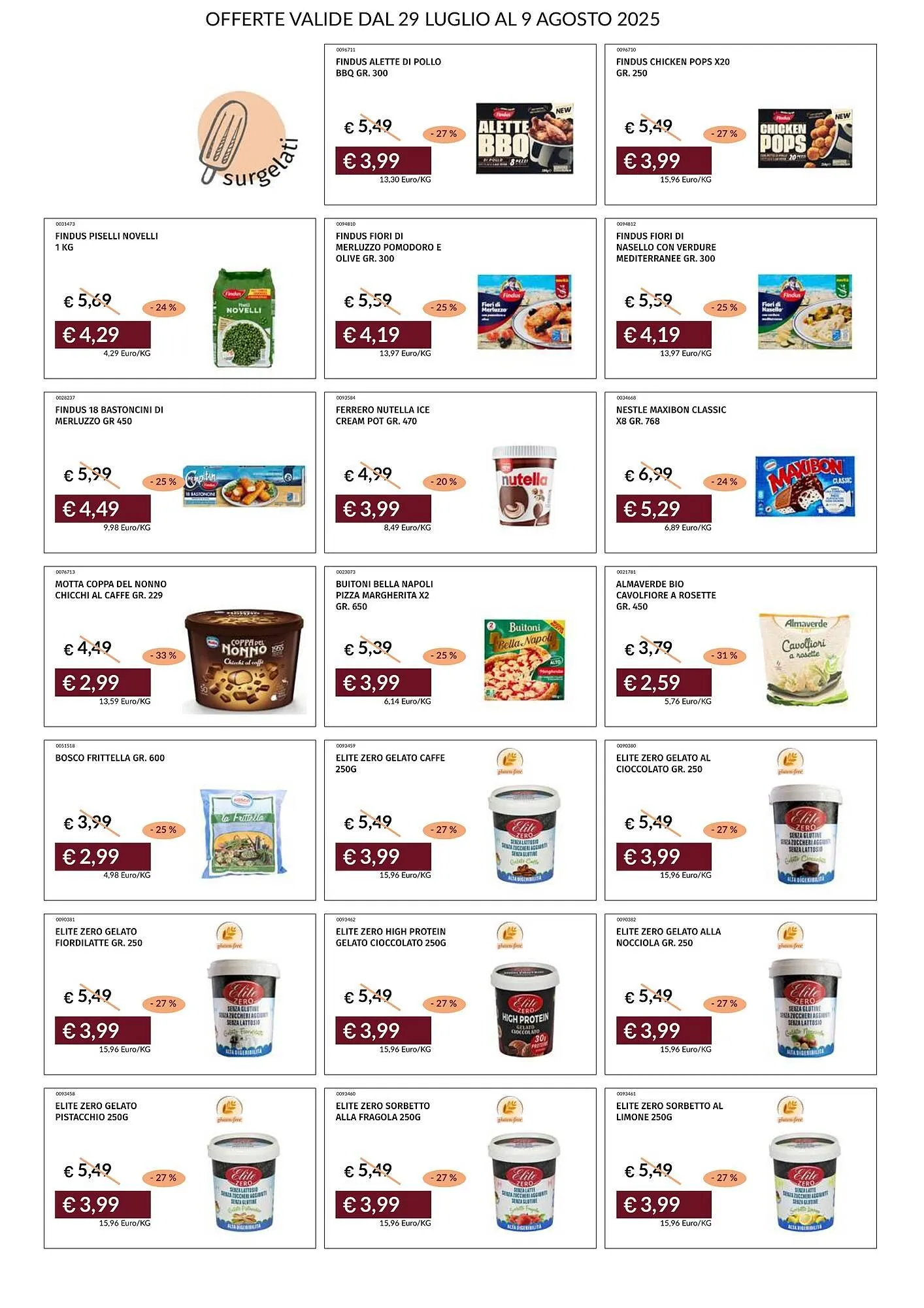 Volantino Prezzemolo e Vitale da 29 luglio a 9 agosto di 2025 - Pagina del volantino 9