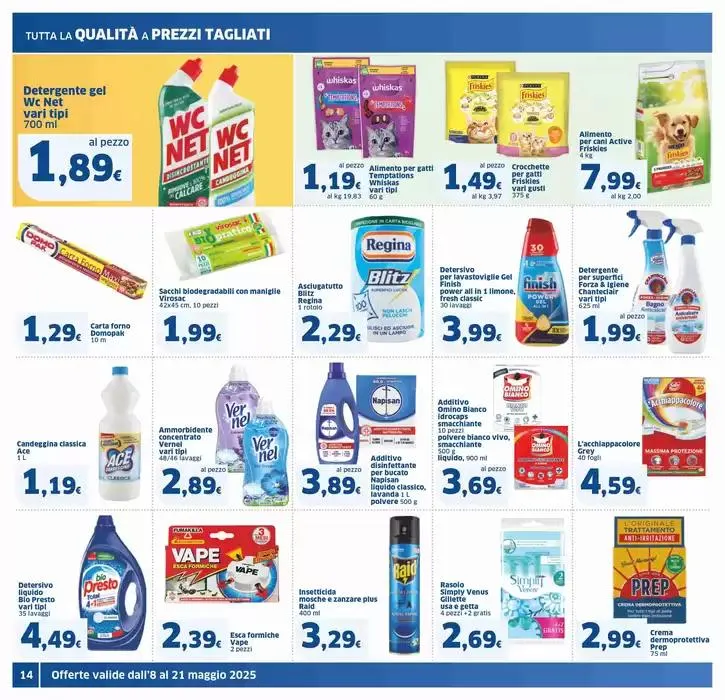 Oops! Prezzi sbagliati da 8 maggio a 21 maggio di 2025 - Pagina del volantino 14