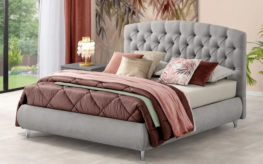 Letto matrimoniale con contenitore