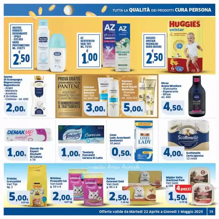 Nuova apertura da 22 aprile a 1 maggio di 2025 - Pagina del volantino 19