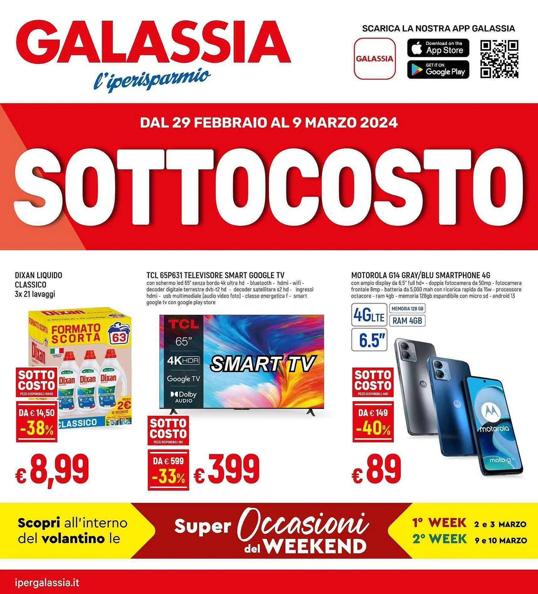 Volantino Galassia da 29 febbraio a 9 marzo di 2024 - Pagina del volantino 1