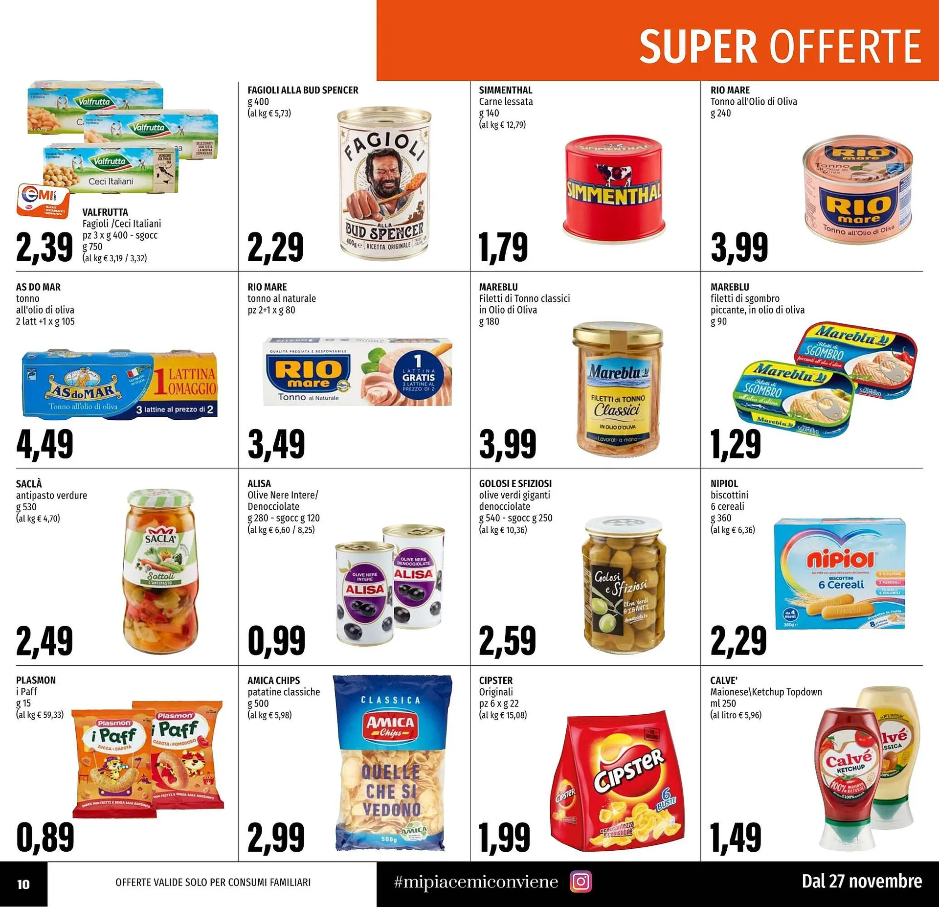 Volantino Emi Supermercati da 27 novembre a 10 dicembre di 2025 - Pagina del volantino 10