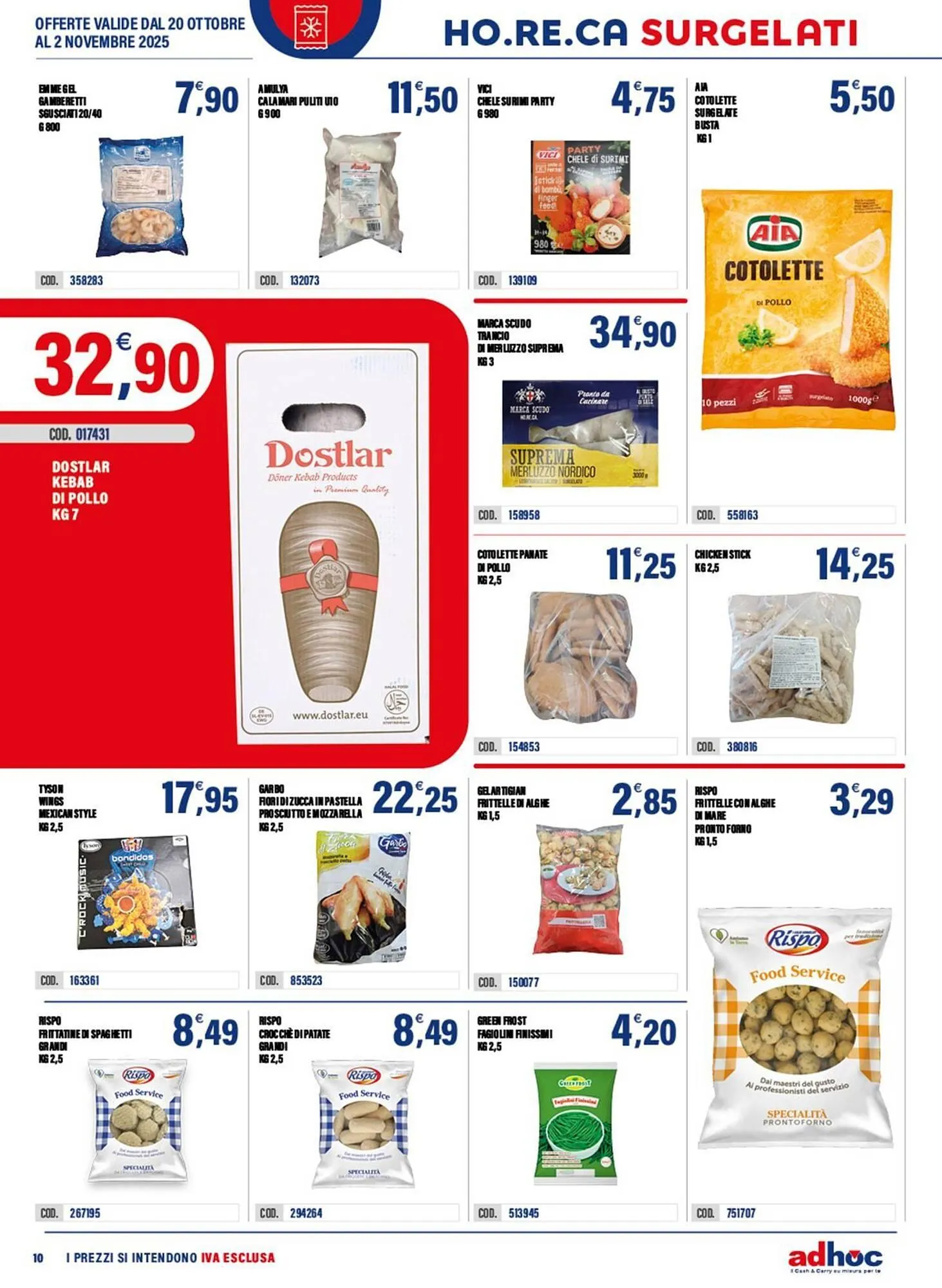 Volantino Adhoc da 20 ottobre a 2 novembre di 2025 - Pagina del volantino 10