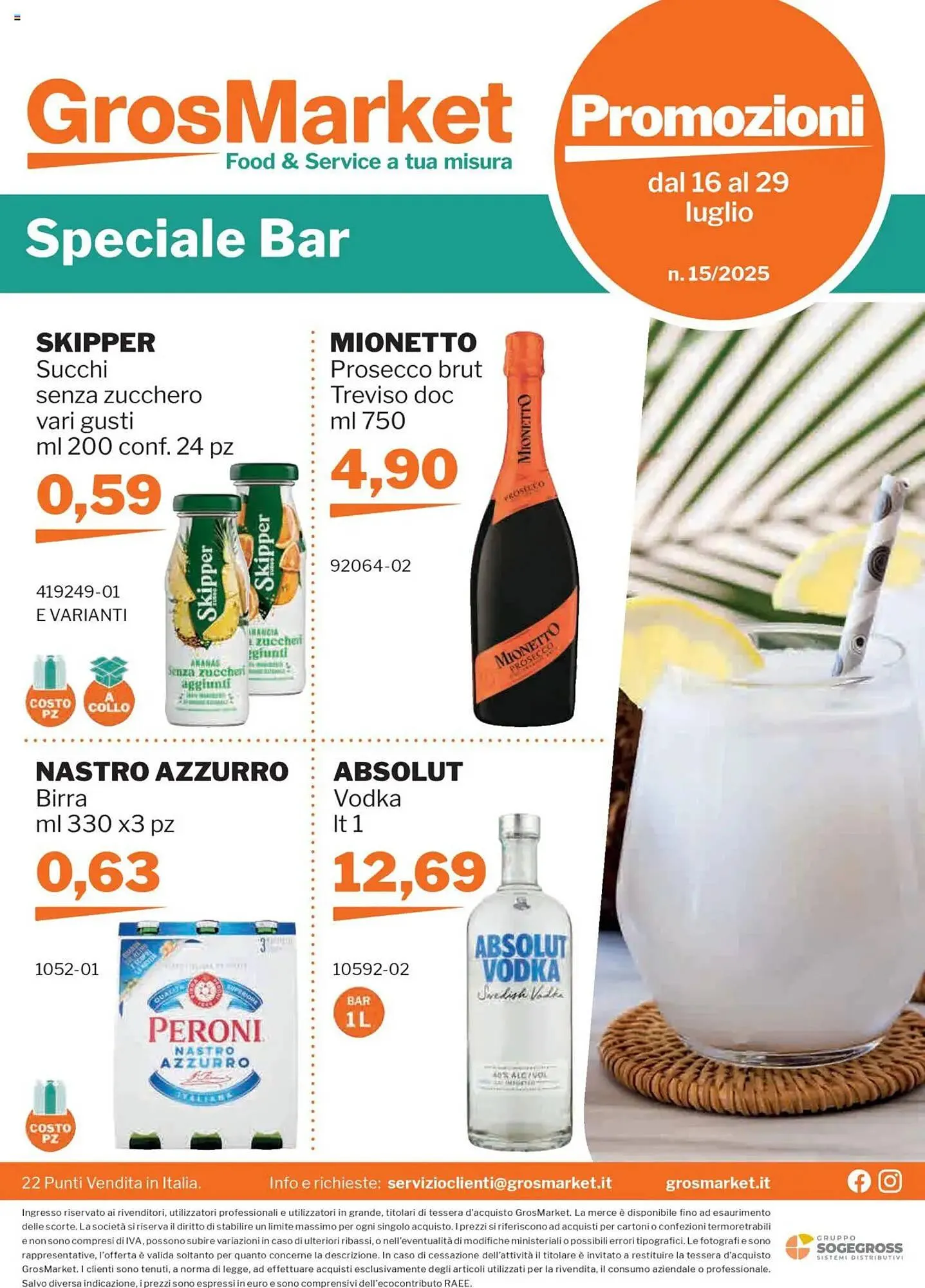 Volantino GrosMarket da 16 luglio a 29 luglio di 2025 - Pagina del volantino 54