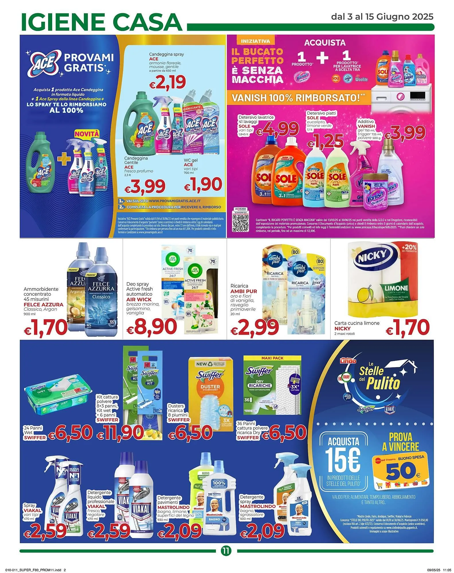 Volantino Supermercati Nonna Isa da 3 giugno a 15 giugno di 2025 - Pagina del volantino 11
